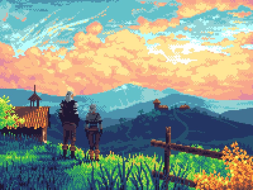 un esempio di pixel art.